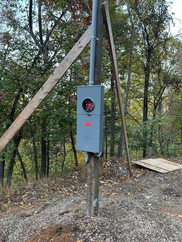 Meter base and mast replacement, Salem